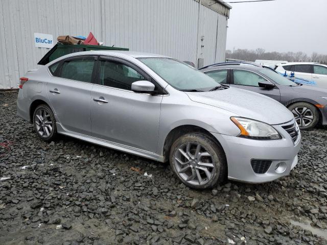 3N1AB7AP4EY316410 - 2014 NISSAN SENTRA S SILVER photo 4