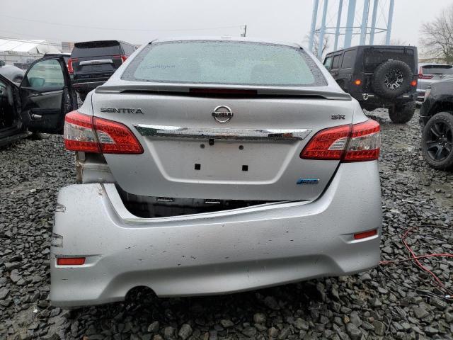 3N1AB7AP4EY316410 - 2014 NISSAN SENTRA S SILVER photo 6