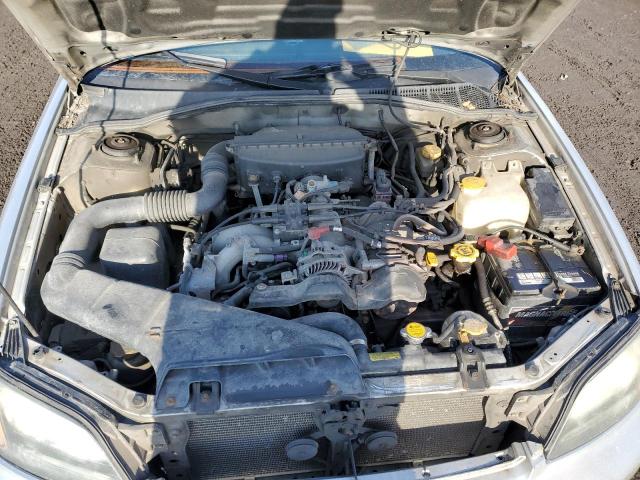 4S3BH646935308858 - 2003 SUBARU LEGACY GT SILVER photo 11