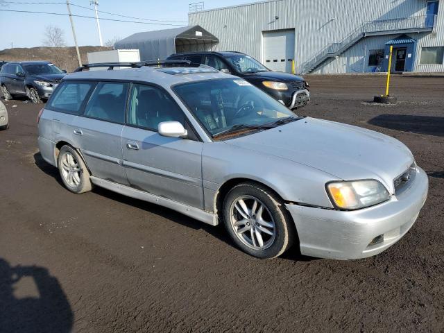 4S3BH646935308858 - 2003 SUBARU LEGACY GT SILVER photo 4