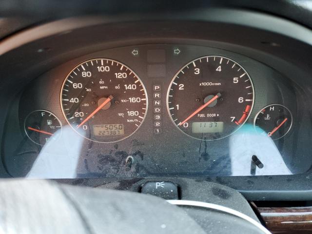 4S3BH646935308858 - 2003 SUBARU LEGACY GT SILVER photo 9