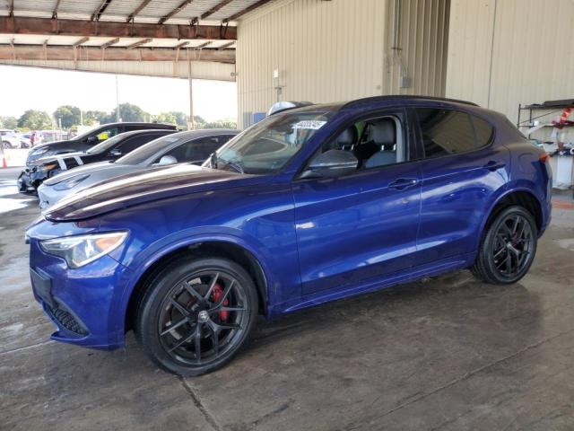 ZASPAKBN3M7D09272 - 2021 ALFA ROMEO STELVIO TI Көк фото 1
