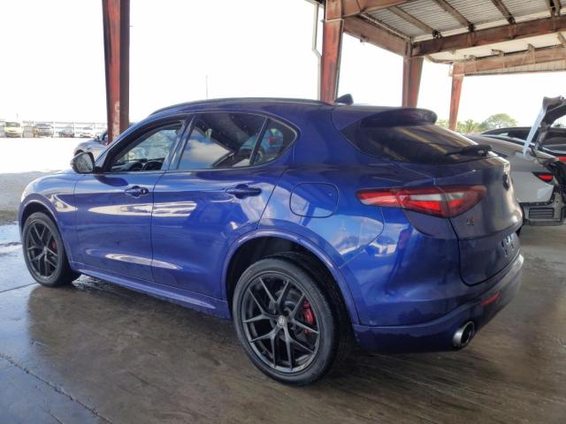 ZASPAKBN3M7D09272 - 2021 ALFA ROMEO STELVIO TI Көк фото 2