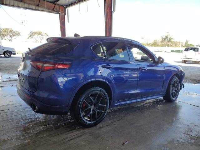 ZASPAKBN3M7D09272 - 2021 ALFA ROMEO STELVIO TI Көк фото 3