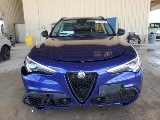 ZASPAKBN3M7D09272 - 2021 ALFA ROMEO STELVIO TI Көк фото 5