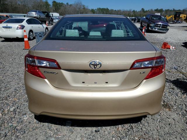 4T1BF1FK2CU074146 - 2012 TOYOTA CAMRY BASE BEIGE photo 6