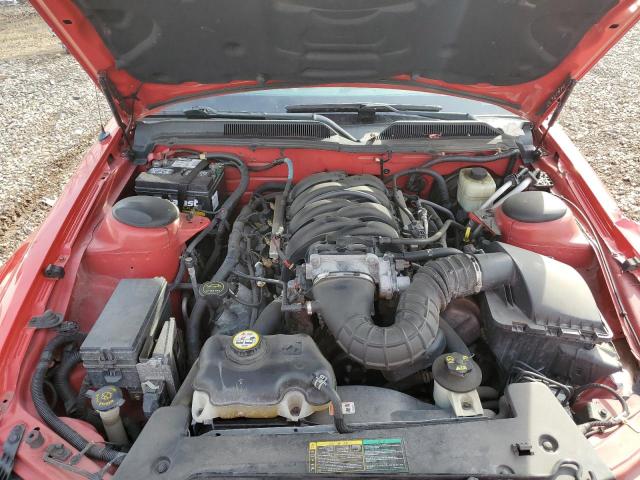 1ZVHT85H255230461 - 2005 FORD MUSTANG GT RED photo 11