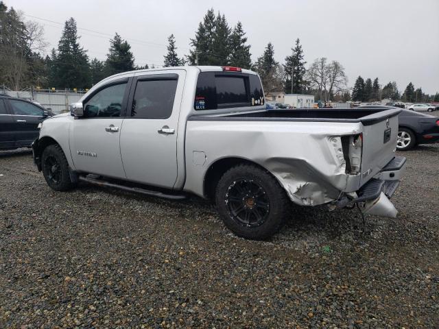 1N6AA0EJ7EN500957 - 2014 NISSAN TITAN S SILVER photo 2