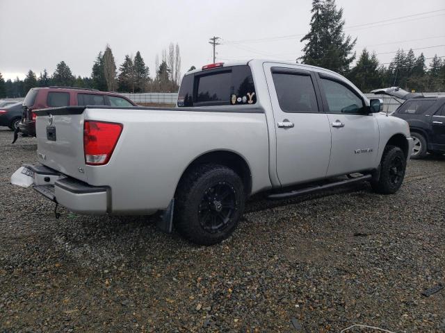 1N6AA0EJ7EN500957 - 2014 NISSAN TITAN S SILVER photo 3