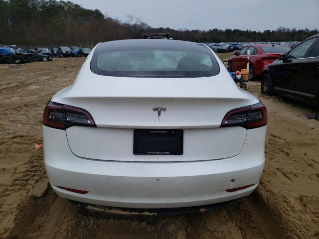 5YJ3E1EA0MF017040 - 2021 TESLA MODEL 3 WHITE photo 6