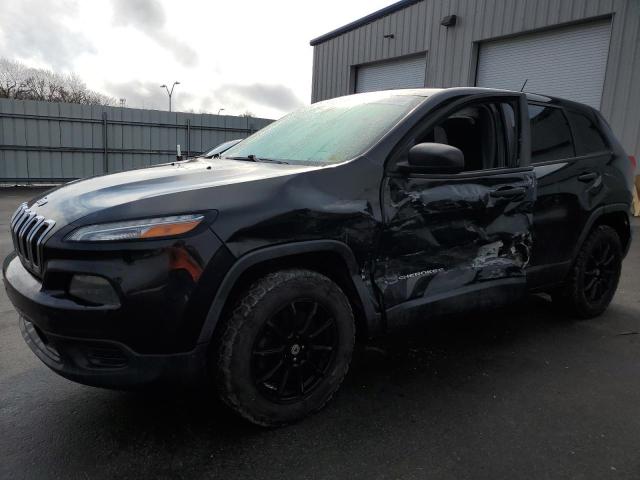 1C4PJMAB2FW769446 - 2015 JEEP CHEROKEE SPORT BLACK photo 1