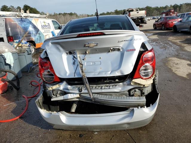 1G1JE5SB3D4249580 - 2013 CHEVROLET SONIC LTZ SILVER photo 6