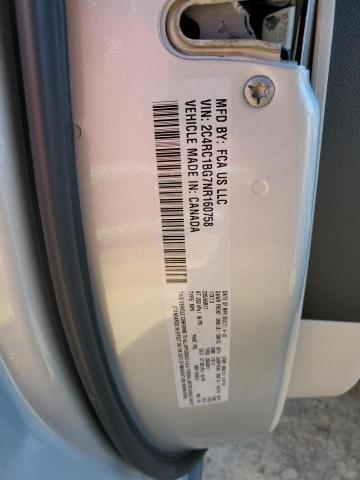 2C4RC1BG7NR160758 - 2022 CHRYSLER PACIFICA TOURING L Արծաթագույն լուսանկար 13