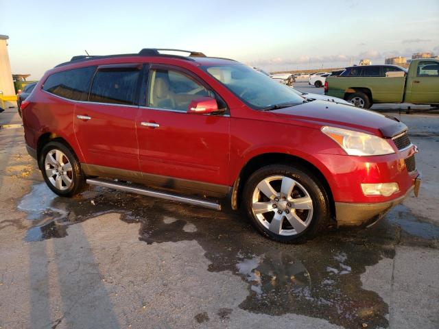 1GNKRGED0BJ266223 - 2011 CHEVROLET TRAVERSE LT BURGUNDY photo 4