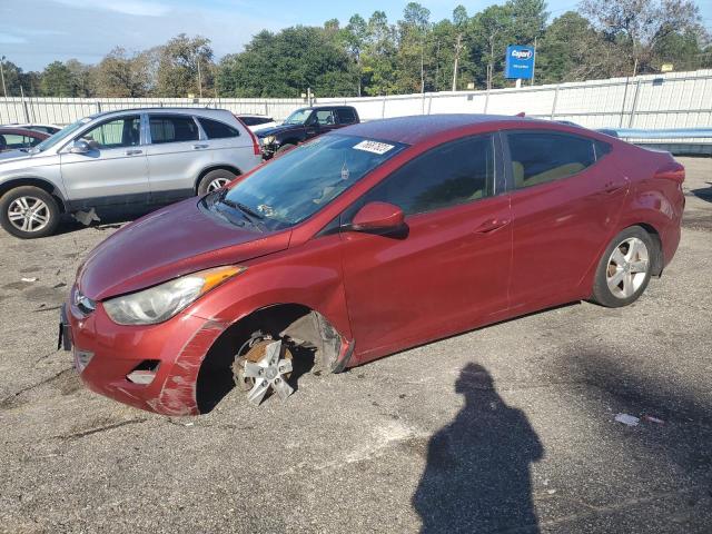 5NPDH4AE4DH288982 - 2013 HYUNDAI ELANTRA GLS MAROON photo 1