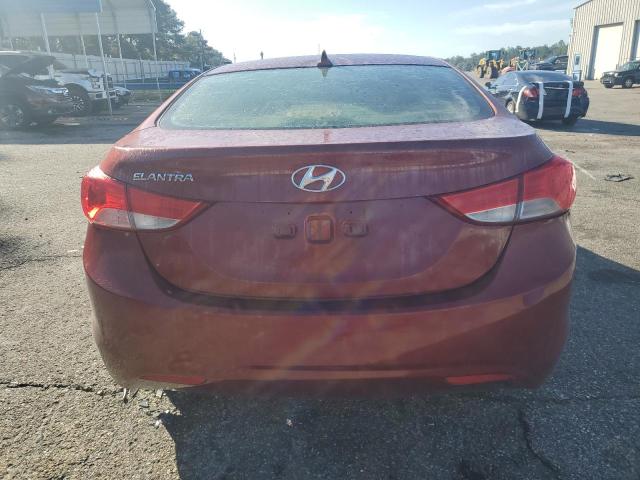 5NPDH4AE4DH288982 - 2013 HYUNDAI ELANTRA GLS MAROON photo 6