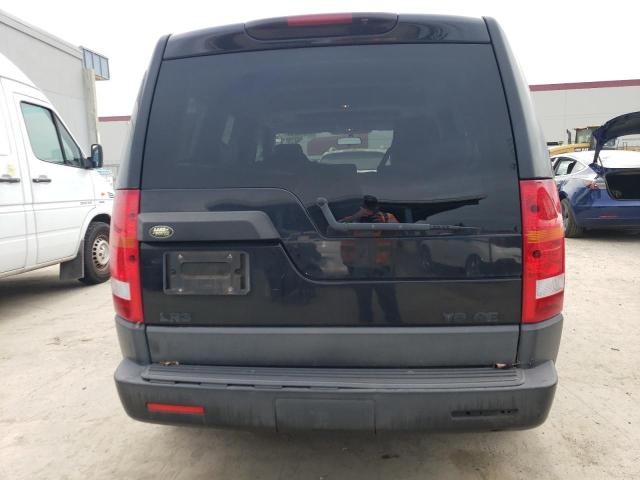 SALAD25486A353081 - 2006 LAND ROVER LR3 SE BLACK photo 6