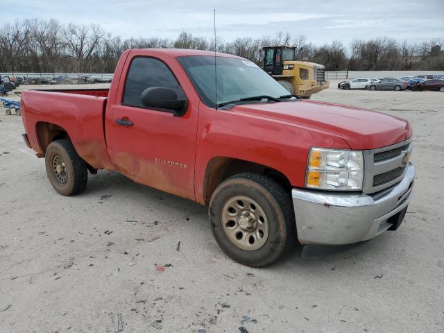 1GCNCPEAXDZ100163 - 2013 CHEVROLET SILVERADO C1500 RED photo 4