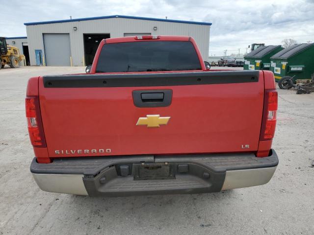 1GCNCPEAXDZ100163 - 2013 CHEVROLET SILVERADO C1500 RED photo 6