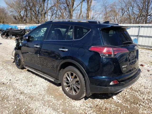 JTMDFREV8HJ174705 - 2017 TOYOTA RAV4 LIMITED BLUE photo 2