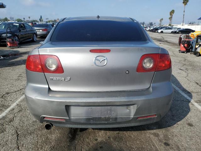 JM1BK12F651321813 - 2005 MAZDA 3 I SILVER photo 6