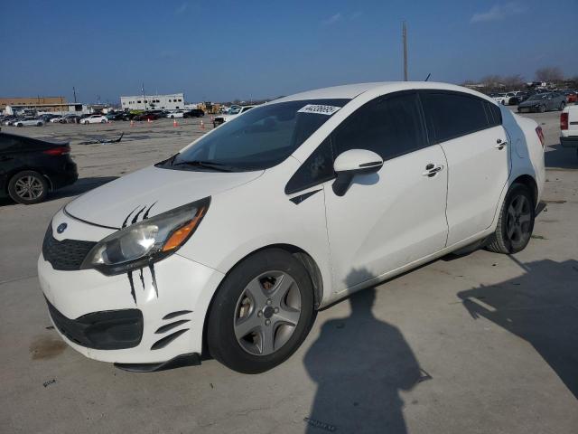 KNADM4A37D6131092 - 2013 KIA RIO LX WHITE photo 1