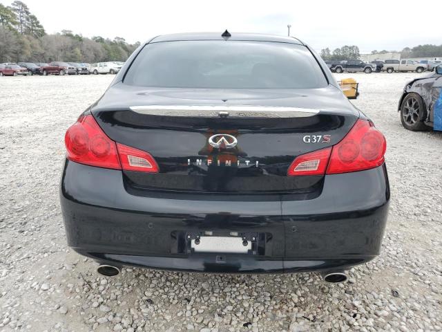 JN1CV6AP8CM931343 - 2012 INFINITI G37 BASE BLACK photo 6