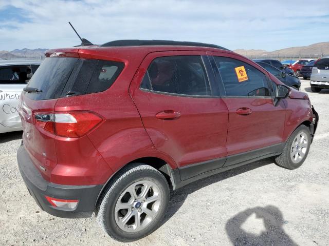 MAJ3S2GE0LC318584 - 2020 FORD ECOSPORT SE RED photo 3