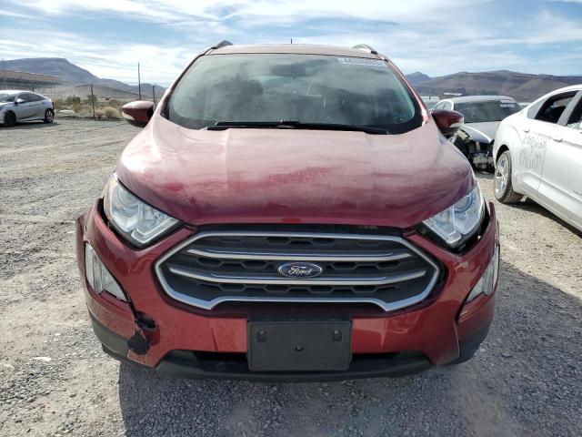 MAJ3S2GE0LC318584 - 2020 FORD ECOSPORT SE RED photo 5