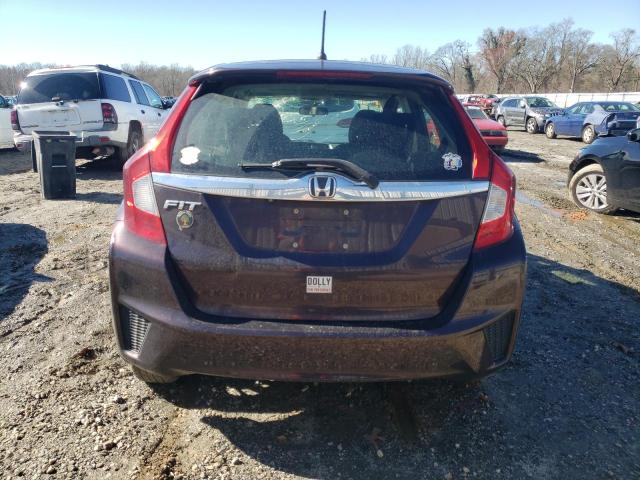 JHMGK5H78HS010426 - 2017 HONDA FIT EX PURPLE photo 6