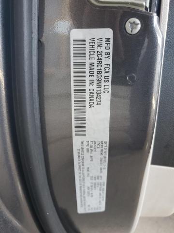 2C4RC1BG9NR134274 - 2022 CHRYSLER PACIFICA TOURING L GRAY photo 13