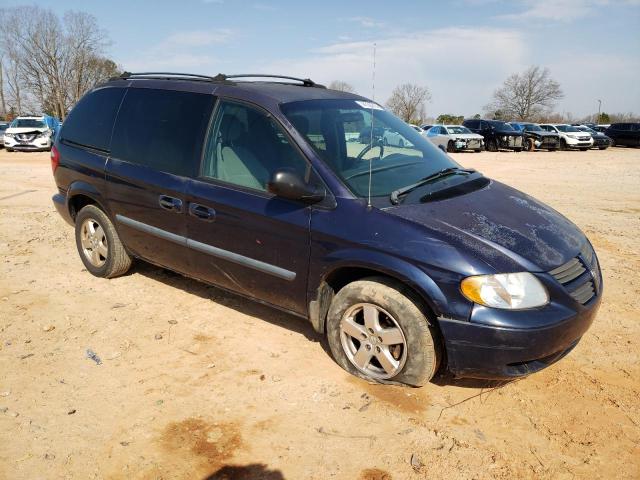 1D4GP45R05B104902 - 2005 DODGE CARAVAN SXT BLUE photo 4