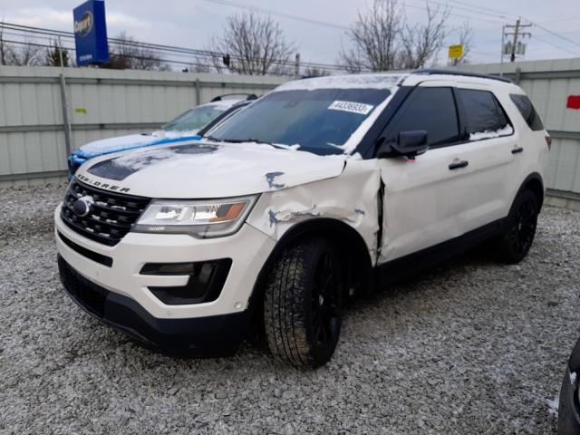 1FM5K8HT1GGB52055 - 2016 FORD EXPLORER PLATINUM WHITE photo 1