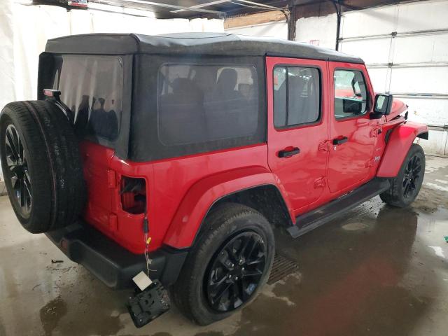 1C4JJXP65PW505186 - 2023 JEEP WRANGLER SAHARA 4XE RED photo 3