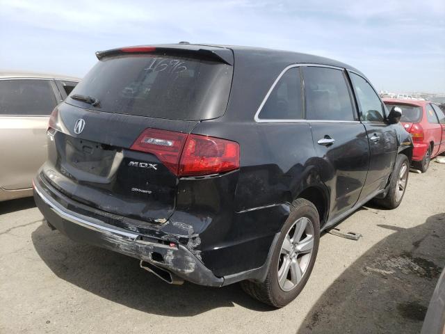 2HNYD2H35CH546658 - 2012 ACURA MDX TECHNOLOGY BLACK photo 3