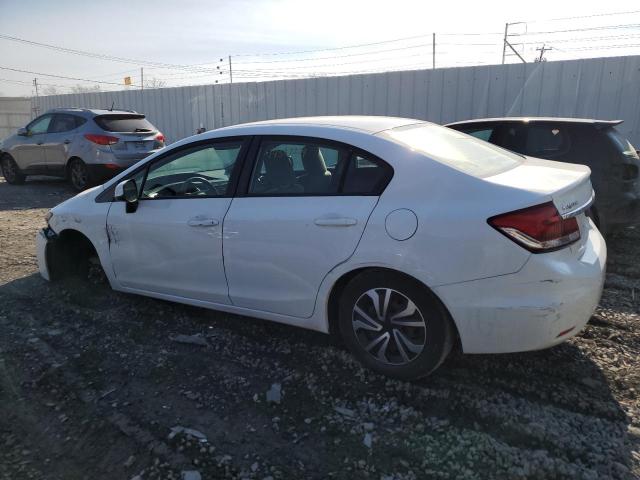 2HGFB2F51DH501520 - 2013 HONDA CIVIC LX WHITE photo 2