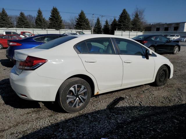 2HGFB2F51DH501520 - 2013 HONDA CIVIC LX WHITE photo 3