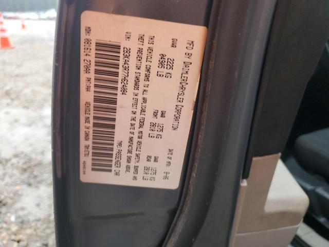 2B3KA43R77H624084 - 2007 DODGE CHARGER SE GRAY photo 12