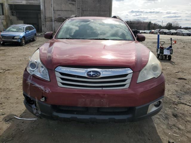 4S4BRBCC5C3253720 - 2012 SUBARU OUTBACK 2.5I PREMIUM RED photo 5