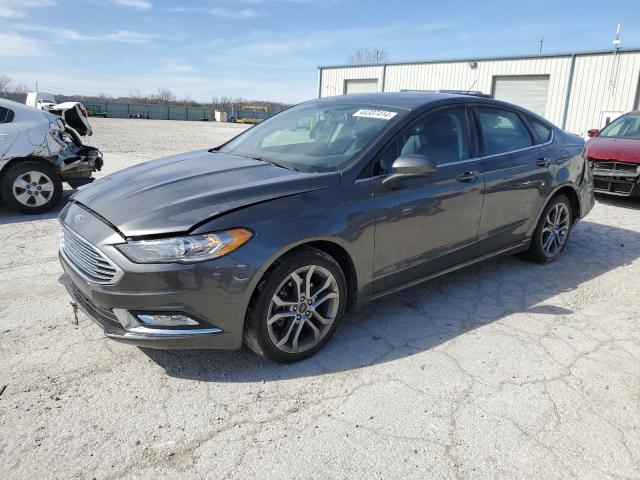 3FA6P0T96HR342702 - 2017 FORD FUSION SE GRAY photo 1