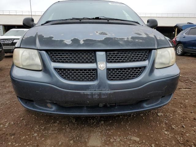 1B4GP44382B512308 - 2002 DODGE GRAND CARA BLUE photo 5