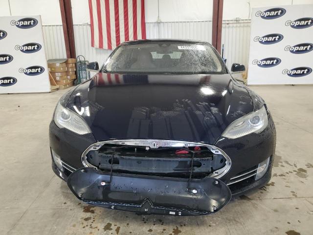 5YJSA1H2XEFP64240 - 2014 TESLA MODEL S BLUE photo 5