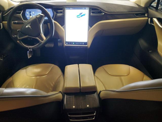 5YJSA1H2XEFP64240 - 2014 TESLA MODEL S BLUE photo 8