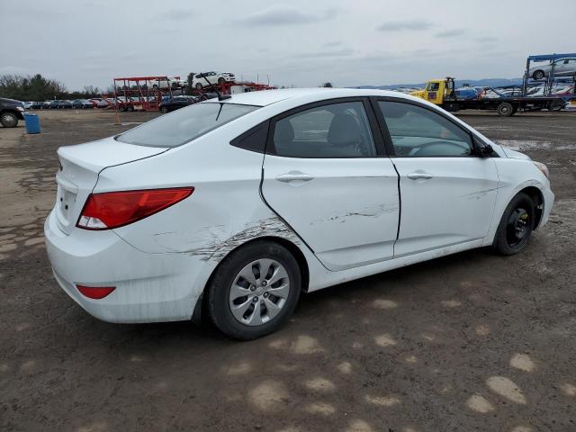 KMHCT4AE6GU084622 - 2016 HYUNDAI ACCENT SE WHITE photo 3