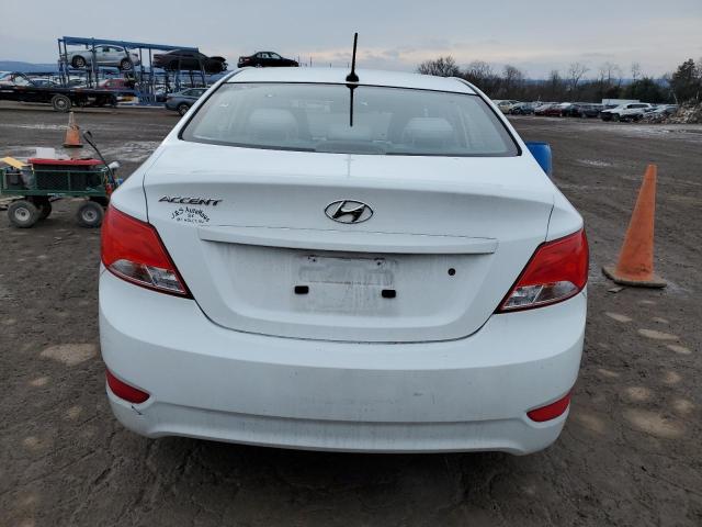 KMHCT4AE6GU084622 - 2016 HYUNDAI ACCENT SE WHITE photo 6