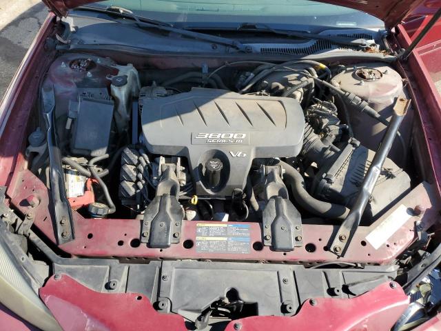 2G2WP522251216062 - 2005 PONTIAC GRAND PRIX 红色 照片 11