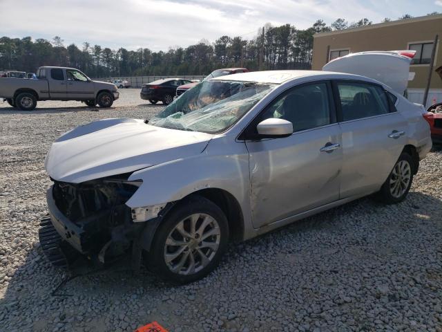 3N1AB7AP4KL611466 - 2019 NISSAN SENTRA S SILVER photo 1