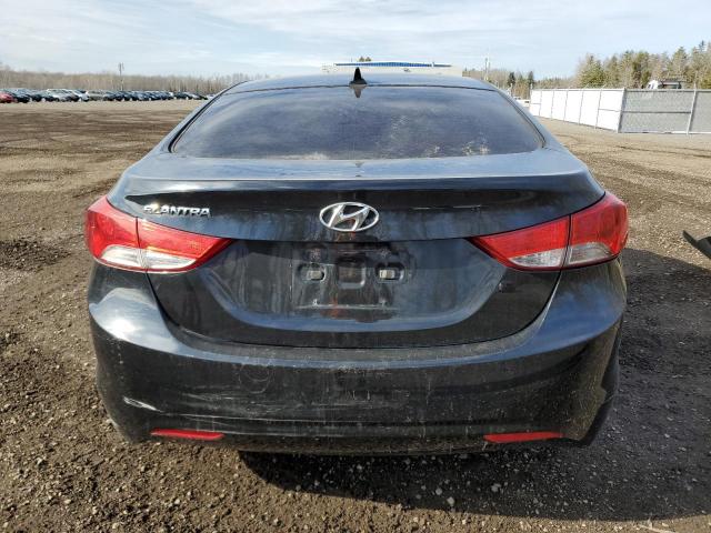 5NPDH4AE6DH190732 - 2013 HYUNDAI ELANTRA GLS BLACK photo 6