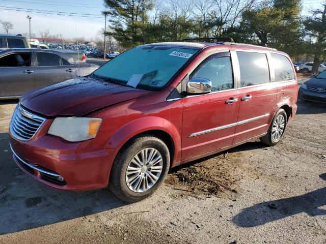 2C4RC1CG8DR537739 - 2013 CHRYSLER TOWN & COU TOURING L RED photo 1