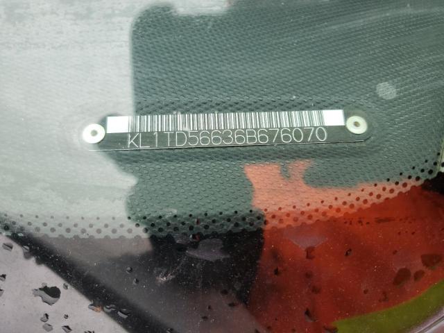 KL1TD56636B676070 - 2006 CHEVROLET AVEO BASE Ağ foto 12